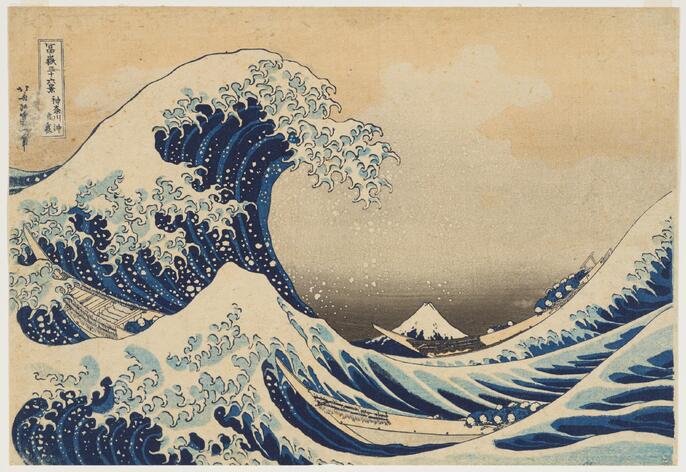 ”冨嶽三十六景・神奈川沖浪裏"